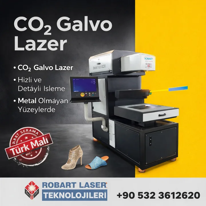 Robart Lazer ekonomik CO2 Galvo lazer makinesi